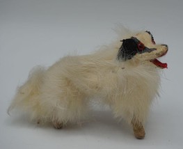 Chien Animal Cuir Fourrure Figurine de Collection Jouet - $42.06