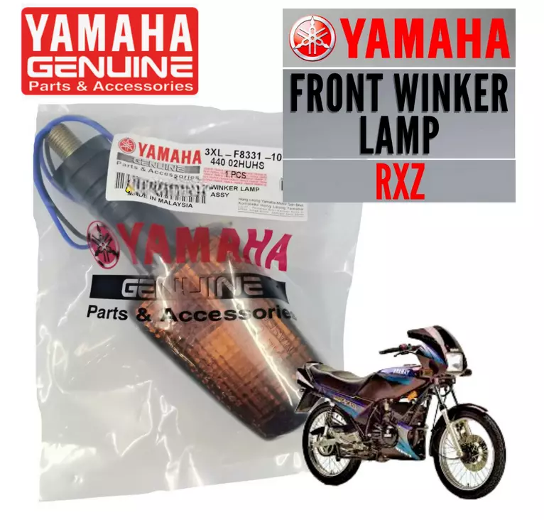 1 PAIR YAMAHA RXZ BOSH MILI FRONT SIGNAL WINKER LAMP DHL EXPRESS - $70.90