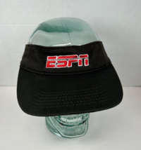 ESPN 7UP Soda Pop Logo Visor, Black - Vintage USA Made K-Products - $9.85