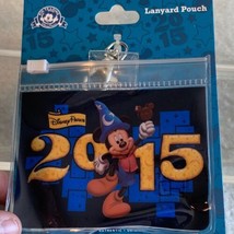 New Walt Disney World Theme Park Lanyard Pouch 2015 Mickey Mouse Sorcerer - $13.99