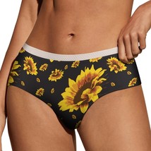 Sunflowers Panties for Women Lace Briefs Soft Ladies Hipster Underwear - $13.99