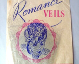 1950s Romance Face Veil Ladies USA in original bag Brown Vintage Fascina... - $19.75