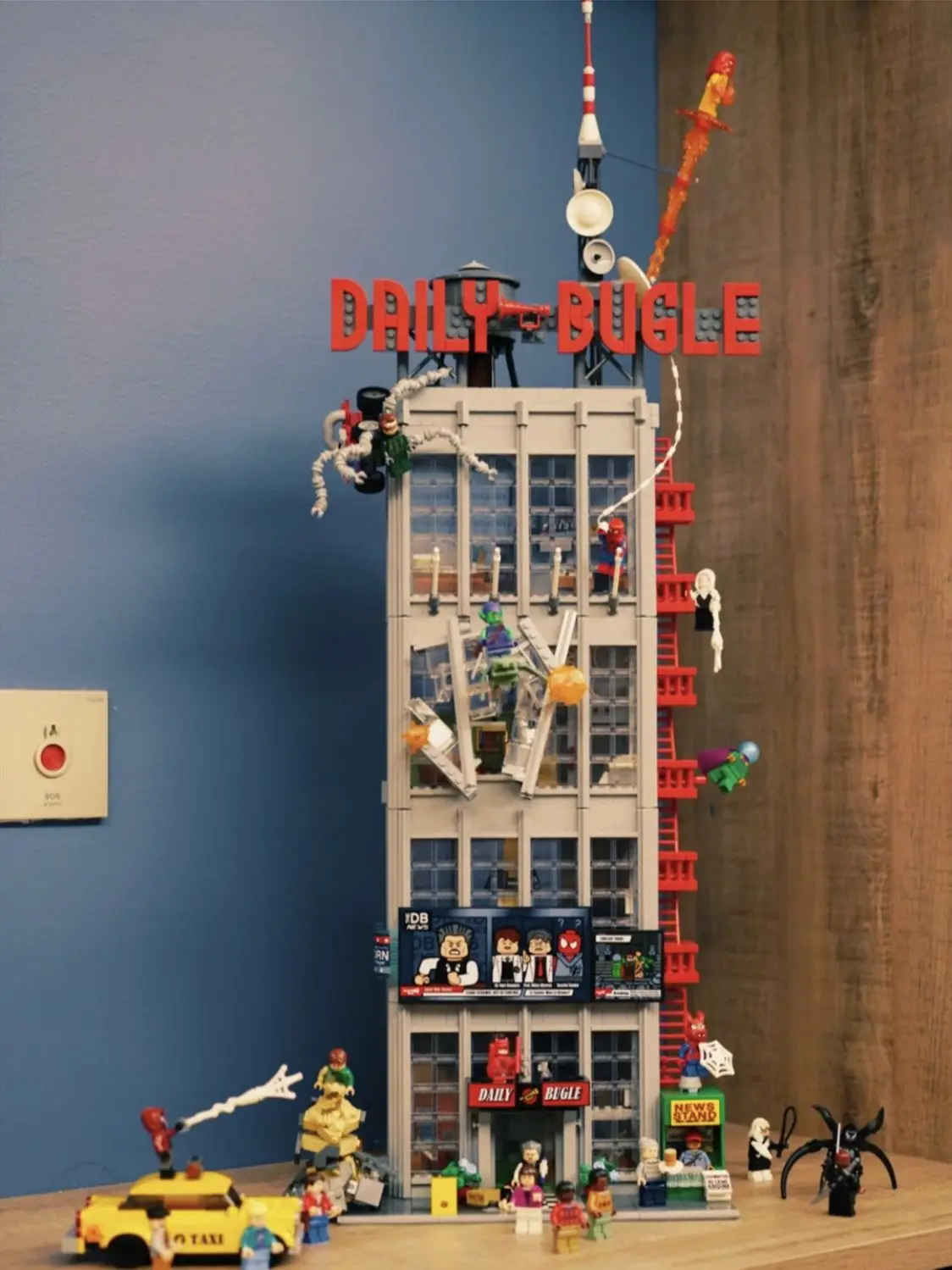 MOC Daily Bugle Street View 3772pcs Model Building Blocks Bricks Compatible - £289.32 GBP
