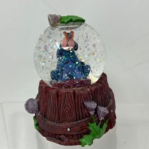 Disney Eeyore with Butterfly on Nose Winnie the Pooh Mini Snowglobe - Gray - £16.75 GBP