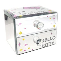 Sanrio Hello Kitty Star Light Star Bright Mirror Glass Jewelry Box - Hel... - £72.95 GBP