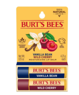 Burt&#39;s Bees 100% Natural Moisturizing Lip Balm Wild Cherry and Vanilla B... - $23.99