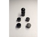 Set Of (5) Black Player Pawn With Action Tokens - £15.81 GBP