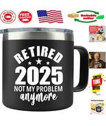 Funny Retirement Mug - 14oz Stainless Steel Tumbler for Travel &amp; Home - $526.10 MXN