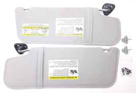 2007-2011 Ford Ranger Sun Visors Sun Shade Sunvisor Pair OEM LIGHT GRAY ... - $68.05
