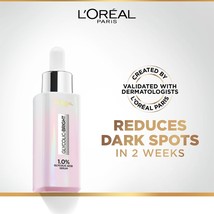 L&#39;Oreal Paris Brightening Serum, 1% Glycolic Acid, 2% Niacinamide Serum,... - $17.98