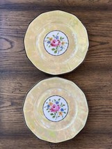 Set Of 2 Vintage Hertel Jacob Bavaria, Germany Hand Painted Porcelain 7.5&quot; Plate - £13.81 GBP