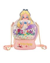 Danielle Nicole Disney Alice in Wonderland Glitter Snow Globe Crossbody Bag - £102.12 GBP