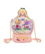 Danielle Nicole Disney Alice in Wonderland Glitter Snow Globe Crossbody Bag - £102.29 GBP