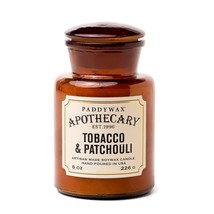 Paddywax Apothecary Collection Scented Jar Candle, 8-Ounce, Tobacco &amp; Pa... - $56.99