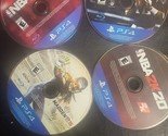 LOT OF 4: NBA 2K17 + NBA 2K20 +madden 18 +MADDEN 15 [GAME ONLY] PlayStat... - $8.90