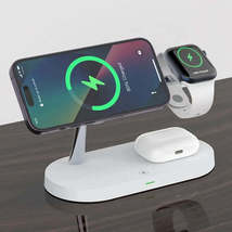 3 in 1 Wireless Charger Stand For iPhone 12 13 14 15 Magsafe Charger Airpods Pro - £23.80 GBP+
