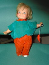 Rare 1967 Ideal Toddler 11&quot; Thumbelina in Original Tagged Outfit &amp; Shoes Working - £85.43 GBP