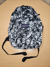 Jansport Standard School 18&quot; White &amp; Black Backpack JS00T69D - £15.12 GBP