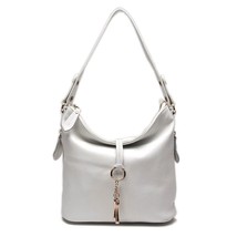 Zency New Fashion Women Shoulder Bag  Tassel 100% Leather Lady Crossbody Messeng - £64.22 GBP