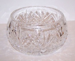 Stunning Vintage Signed Waterford Crystal Highly Cut 5 3/4&quot; Bowl - $75.73