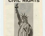 The FBI Guardian of Civil Rights Booklet 1964 J Edgar Hoover  - £37.98 GBP