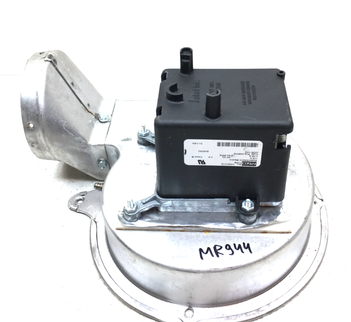 FASCO 70581018 Draft Inducer Blower Motor 348572 J238-100 no p/s used #M... - $125.00