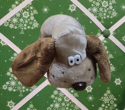 Kennel Kuddlees Tara Toy Plush Stuffed Animal Brown Gray Pound Puppy Dog 6&quot; - £6.86 GBP