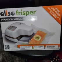 NEW Oliso Frisper Pro-1000 Vacuum Sealer for Food Storage, srarter kit w/bags - £31.49 GBP