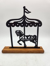 Carousel Horse Hand Cut Silhouette 8.5&quot; - £3.87 GBP