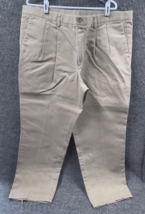 Dockers Chino Pants Mens 42 Khaki Classic Fit Cotton Stretch Waistband P... - £15.56 GBP