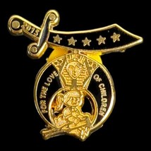 2015 Shriners For the Love Of Children Black Sword Lapel Hat Pin Shriner... - £5.31 GBP