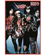 KISS &quot;U.S.Tour 76 / Spirit Of 76 24 x 36 Custom Poster - Crystal Clear P... - £39.96 GBP