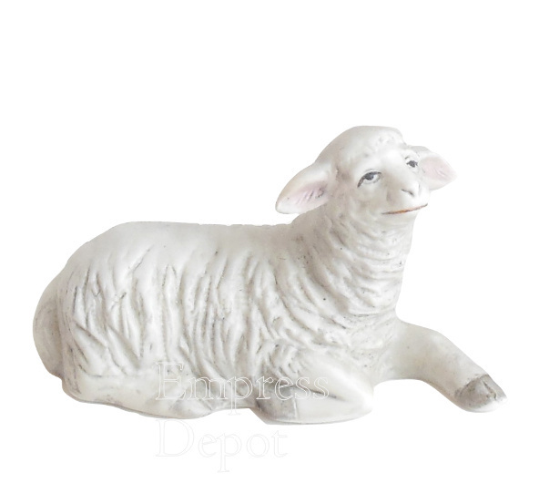 Vintage HOMCO Sheep Lamb Figurine 5599 Replacement for Manger Nativity