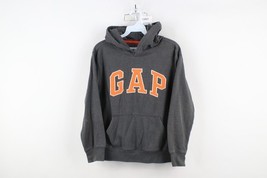 Vintage Y2K Gap Boys Large Faded Spell Out Block Letter Hoodie Sweatshir... - $29.65