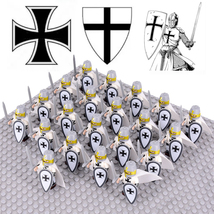  Medieval Castle The Crusaders Teutonic Order Knights Minifigures Buildi... - £23.59 GBP