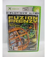 Fuzion Frenzy XBOX Video Game Party Game Platinum Hits Tested Works No Book - £7.12 GBP