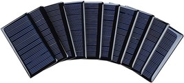  10Pcs 5V 60mA Epoxy Solar Panel Polycrystalline Solar Cells for Solar Ba - £27.61 GBP