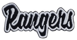 Texas Rangers Text  Embroidered Applique Iron On Patch Various Sizes Cus... - $132.55 MXN+