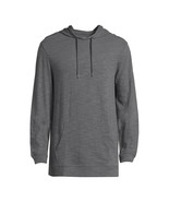 George Men&#39;s Long Sleeve Slub Hoodie Gray Size XL (46-48) - $22.76