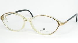 Vintage Rodenstock R8115 F Transparente / Oro Negro Gafas 8115 55-15-140mm - $65.84