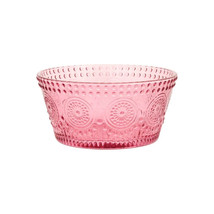 PINK CODI GLASS BOWL SMALL 4.75&quot; SET OF 4 - $49.45