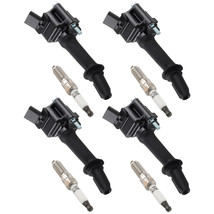 Pack of 4 Ignition Coil + Spark Plug For Buick Encore GMC Terrain UF802 ... - $62.32