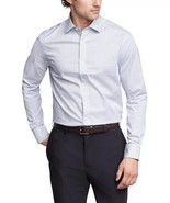 Tommy Hilfiger Dress Shirt Mens 18 34/35 Blue ThFlex Essentials Slim-Fit... - $44.08 CAD