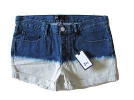 NWT 3x1 NYC W2 Boyfriend Short in Perry Dip Tip Dyed Roll Cuff Shorts 27 $225 - $9.00