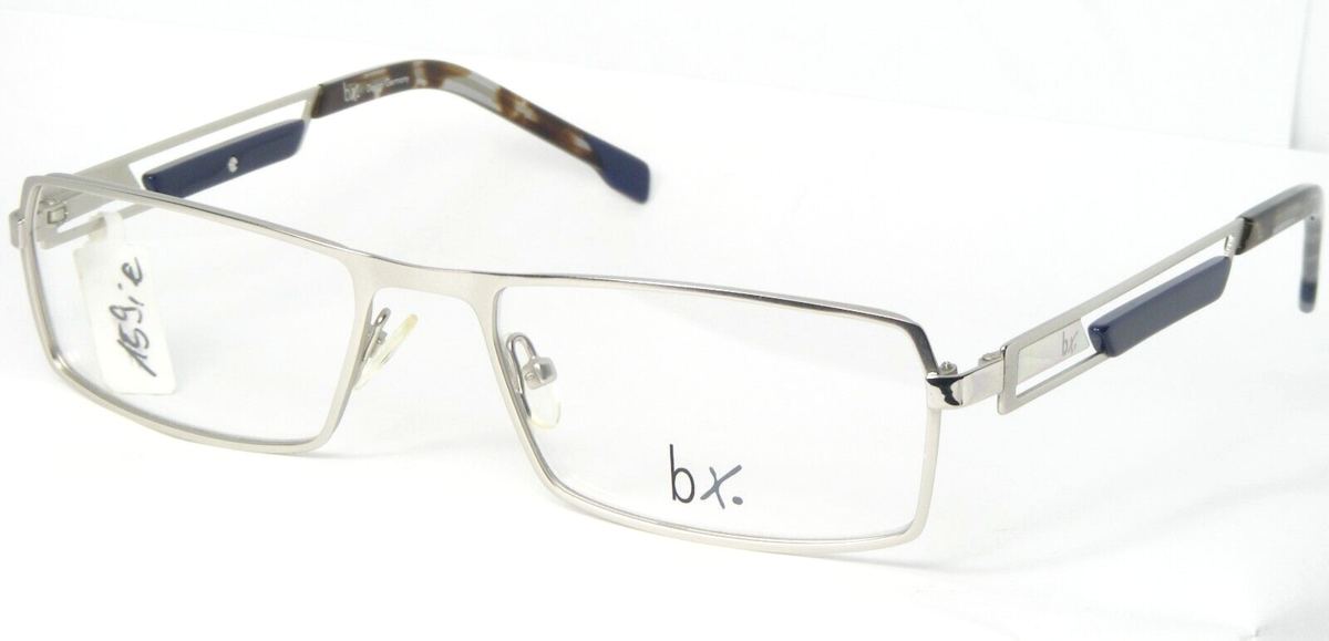 BX. BX-319 Col.1 SILVER EYEGLASSES GLASSES FRAME 54-18-140mm Design Germany - $77.21