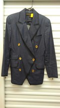 Donna Karan Designer Limited Black Label Womens Jacket Blazer Coat Denim - £73.37 GBP