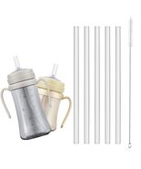 Grosmimi Replacement Straw 5-Pack with Cleaning Brush Clear Compatible - $123.89 MXN Grosmimi Replacement Straw 5-Pack with Cleaning Brush Clear Compatible - $123.89 MXN