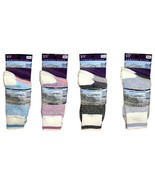 12 Pair Signature Warm Ladies Boot Socks All Weather Comfort Blend Sock ... - $564.31 MXN