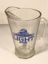 Rare Schlitz LIGHT Beer Glass Pitcher Vintage Barware ManCave Globe Logo... - £70.08 GBP