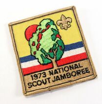 Vintage 1973 National Scout Jamboree Embroidered Boy Scout of America BS... - $7.67